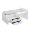 Imagen de Cama Compacta Con 2 Cajones, 1 Escritorio