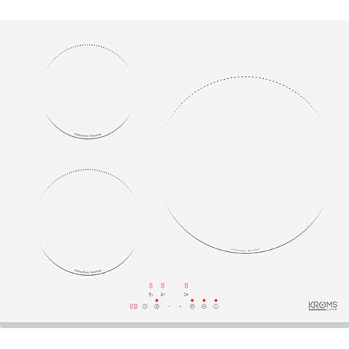 Imagen de Vitrocerámica kvi w-3fi-bw 6600w 30cm