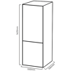 Imagen de Frigorífico Combi Cíclico  KC162-CW