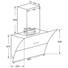 Imagen de Campana KC line-900 tc-bk 90 cm