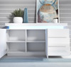 Imagen de Aparador modelo Onela color blanco - Todo el mueble en alto brillo