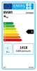 Imagen de Termo eléctrico Horizontal Svan, C, 50L, 38cm diámetro, Blanco, 1,5kW