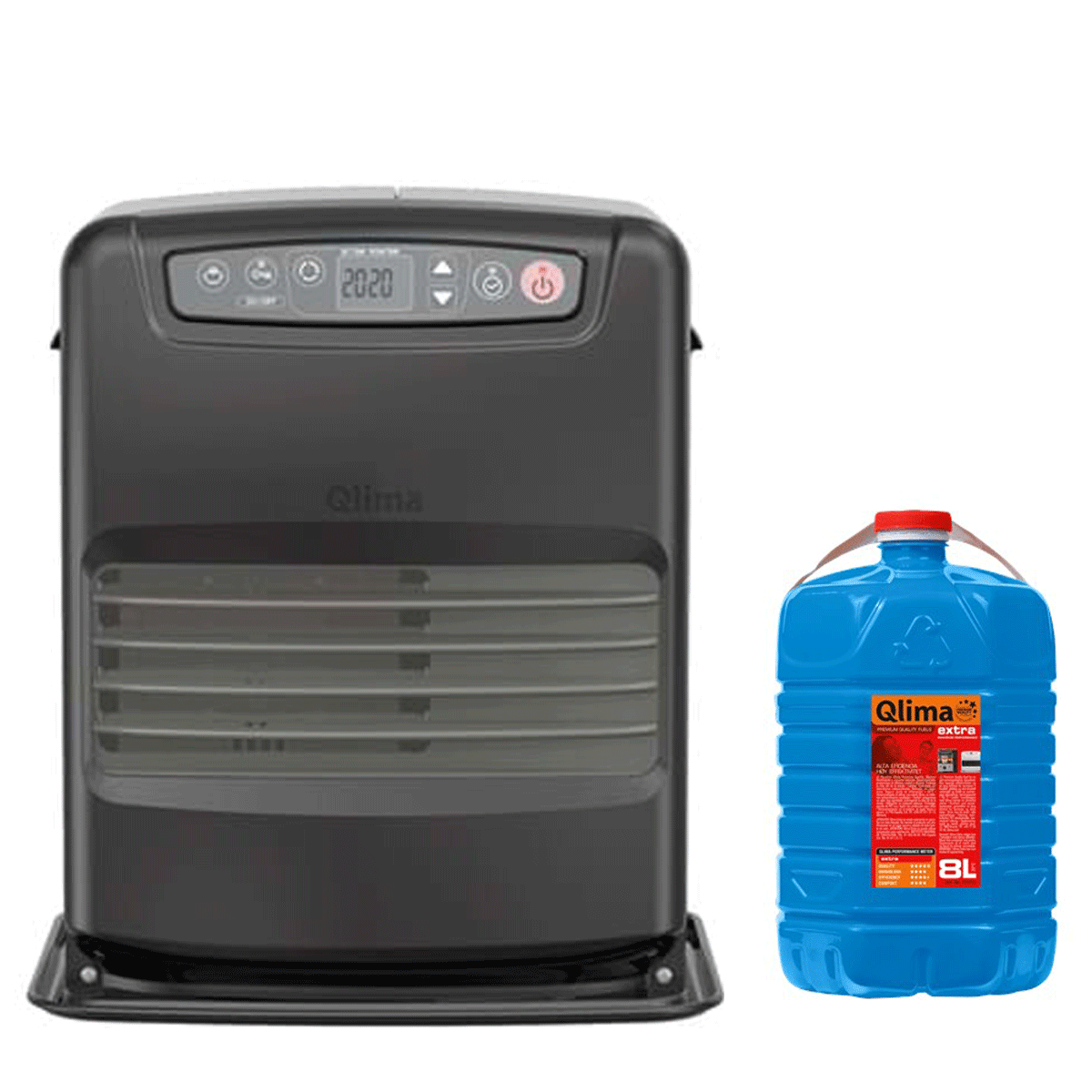 Imagen de Estufa parafina laser Qlima SRE 3230 TC2 + Garrafa Parafina Extra 8 L