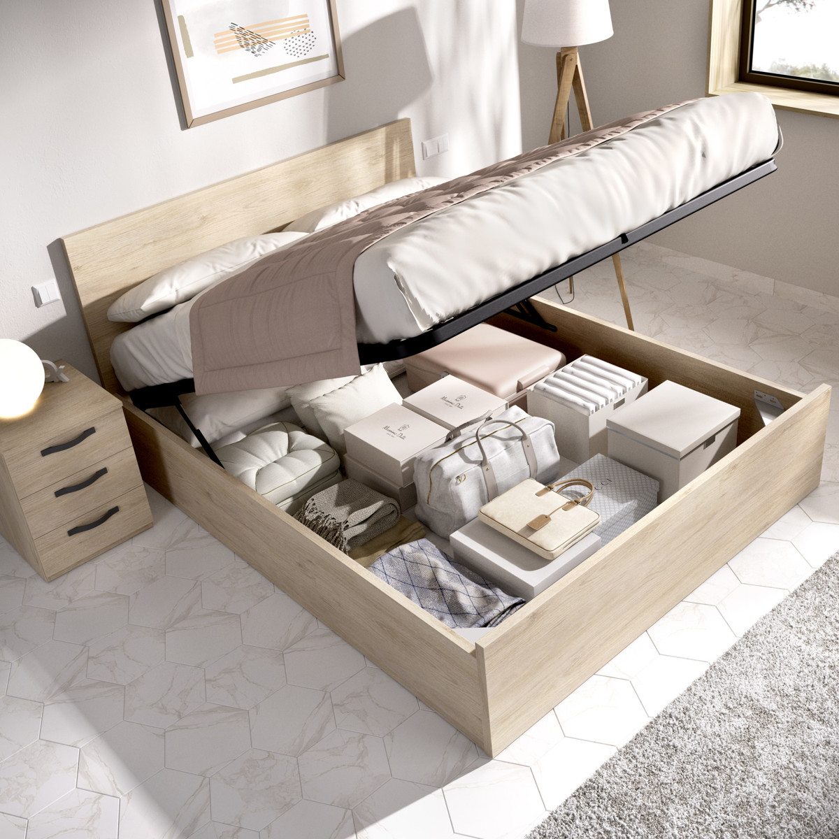 Imagen de Cama Canapé 150x190 Vasa