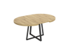 Imagen de Mesa comedor extensible 110 redonda patas metálicas