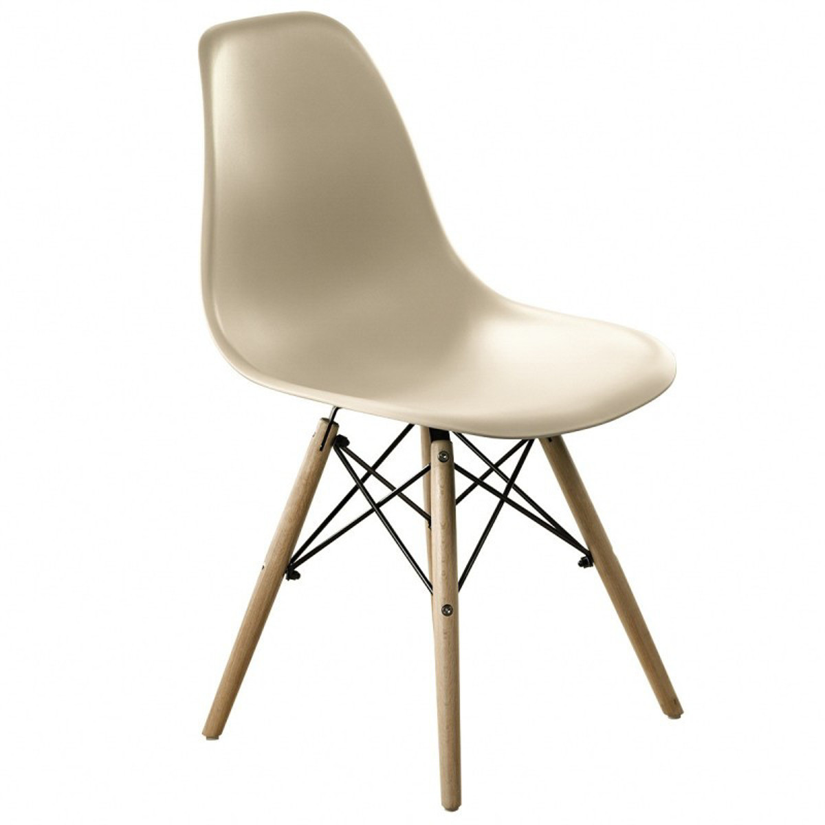 Imagen de SILLA EIFFEL BEIGE (53X46X80 - ASIENTO AL SUELO 45CM)