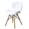 Imagen de SILLA EIFFEL QUILTED WHITE (54,5X53X71 - ASIENTO AL SUELO 45,5CM)