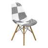 Imagen de SILLA EIFFEL PATCHWORK (54X47X80 - ASIENTO AL SUELO 47CM)