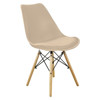 Imagen de SILLA NORDIC BEIGE (56X48X82,5 - ASIENTO AL SUELO 48CM)