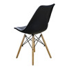 Imagen de SILLA NORDIC BLACK (56X48X82,5 - ASIENTO AL SUELO 48CM)