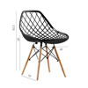 Imagen de SILLA EIFFEL GRID BLACK