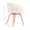 Imagen de SILLA CUTE WHITE