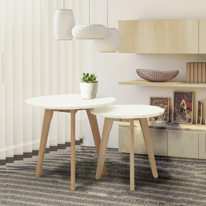 Imagen de MESA TWINS WHITE