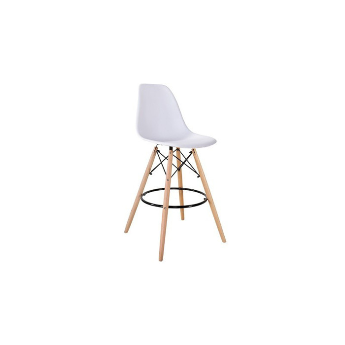 Imagen de TABURETE NORDICO BLANCO