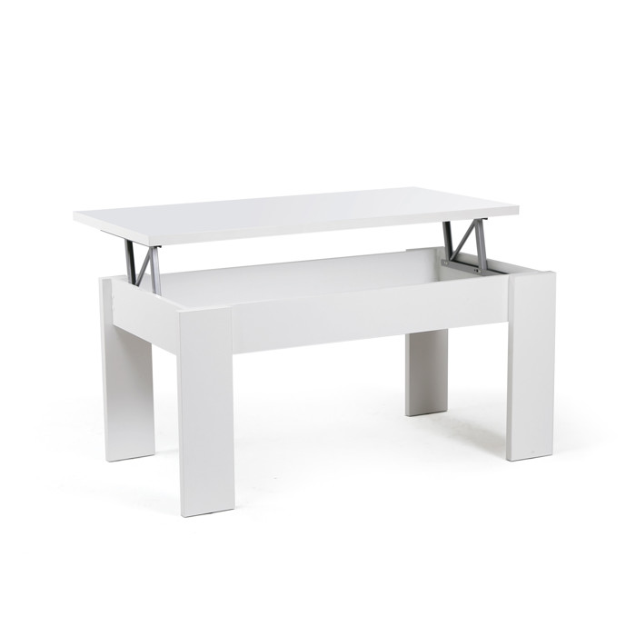 Imagen de MESA CENTRO ELEV 51/63X105X55 (E6) BLANCO