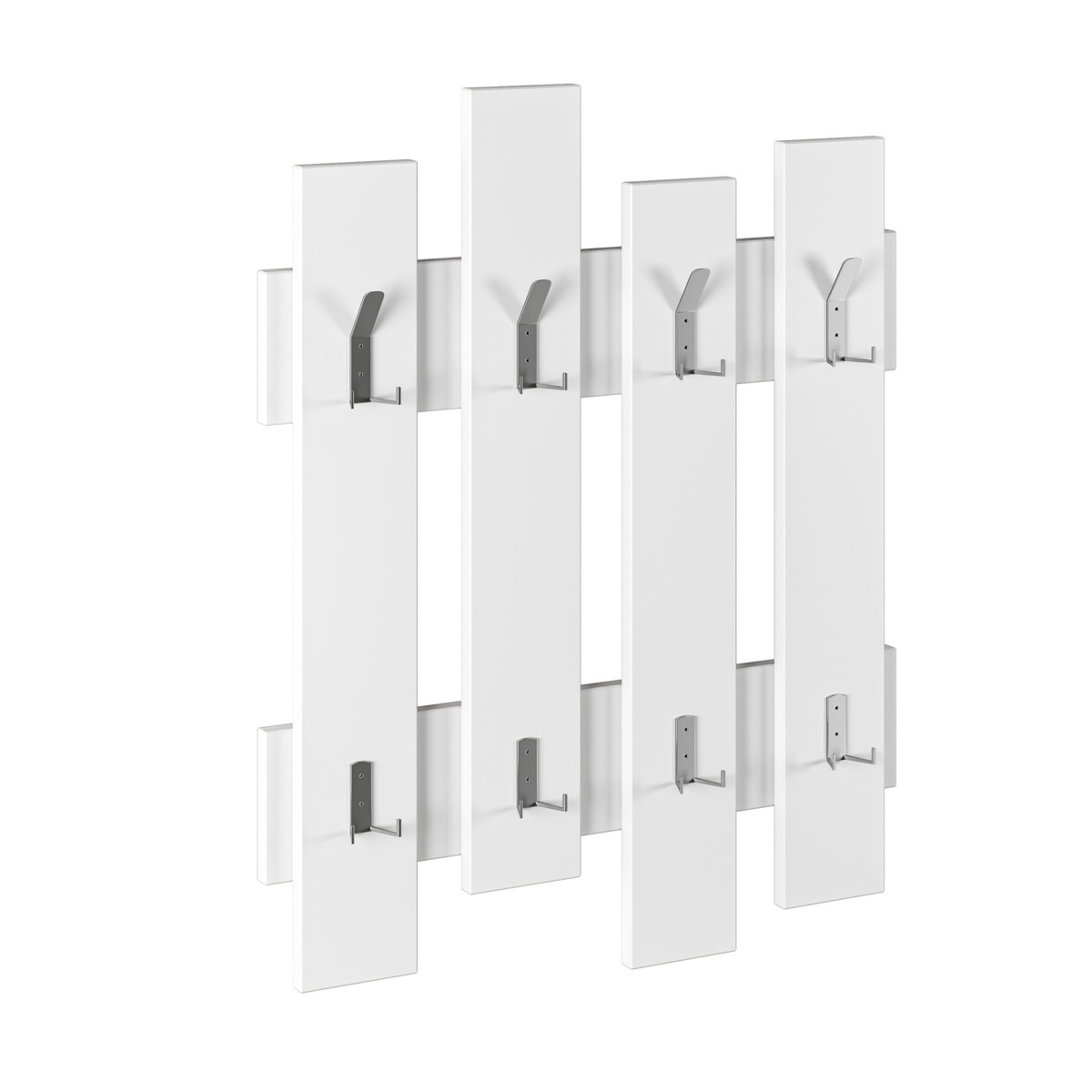 Imagen de PERCHERO PARED 8 GANCHOS[VA-351](C6)81X64X4 BLANCO