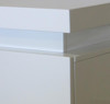 Imagen de Aparador modelo Onela color blanco y gris - Todo el mueble en alto brillo