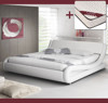 Imagen de Cama de matrimonio Piccione color blanco (180x200cm) con colchón Texas