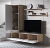 Imagen de Conjunto de muebles Leiko 3E sonoma y blanco (1,6m)