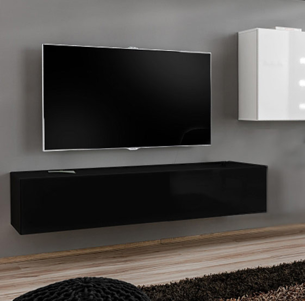 Imagen de Mueble TV modelo Baza 120x30 en color negro