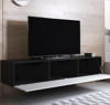Imagen de Mueble TV modelo Leiko H2 (160x30cm) color negro y blanco