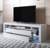 Imagen de Mueble TV modelo Sayen (160x53cm) color blanco con LED RGB