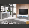 Imagen de Mueble TV modelo Alai (140x50,5cm) color blanco y gris