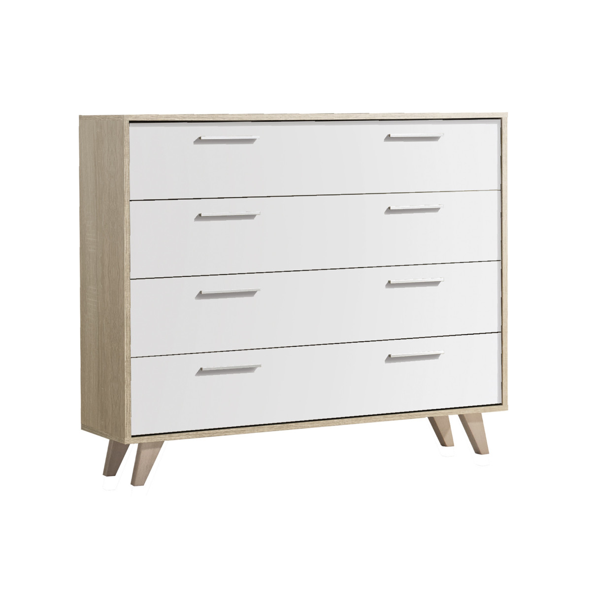 Imagen de COMODA URBAN 4C (E6) 82X103X35 AS-T(CR) PT-A(PL) CAMBRIAN-BLANCO (*patas inclinadas no incluido en la tarifa*)