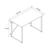 Imagen de Mesa Escritorio Metal Me-0361 (E6) 75X120X60 Safir