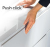 Imagen de Mueble TV modelo Piero (130cm) blanco Todo el mueble PVC alto brillo