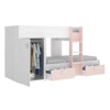 Imagen de Cama Tren Con Armario Y 2 Cajones