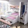 Imagen de Cama Compacto 1 Cajones+Estanteria