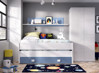 Imagen de Cama Compacto 1 Cajones+Estanteria