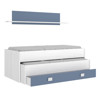 Imagen de Cama Compacto 1 Cajones+Estanteria