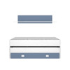 Imagen de Cama Compacto 1 Cajones+Estanteria