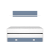 Imagen de Cama Compacto 1 Cajones+Estanteria