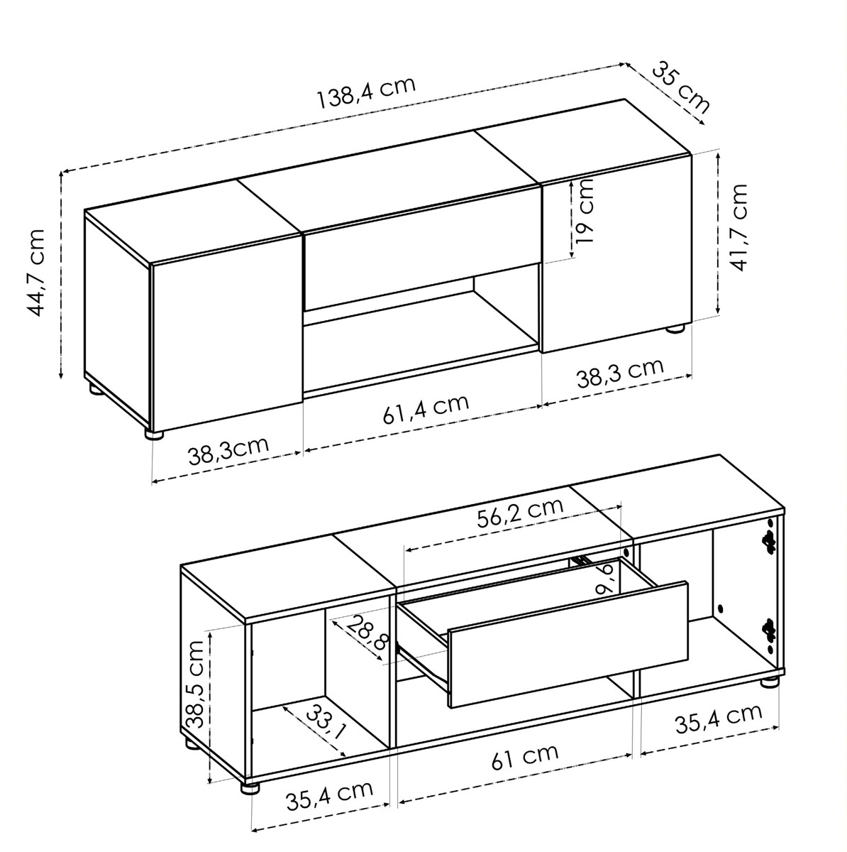 Imagen de Mueble bajo Tv Kuopio