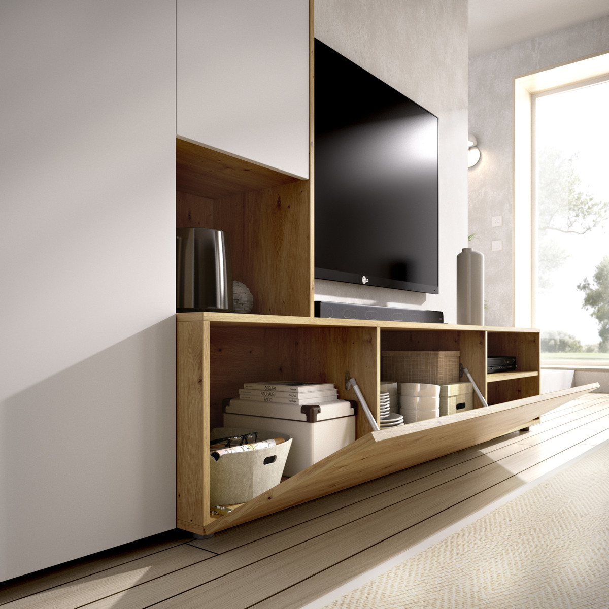 Imagen de Salón compacto Tv 3 puertas