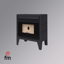 Imagen de Estufa pellet frontal BP-170 K Negro
