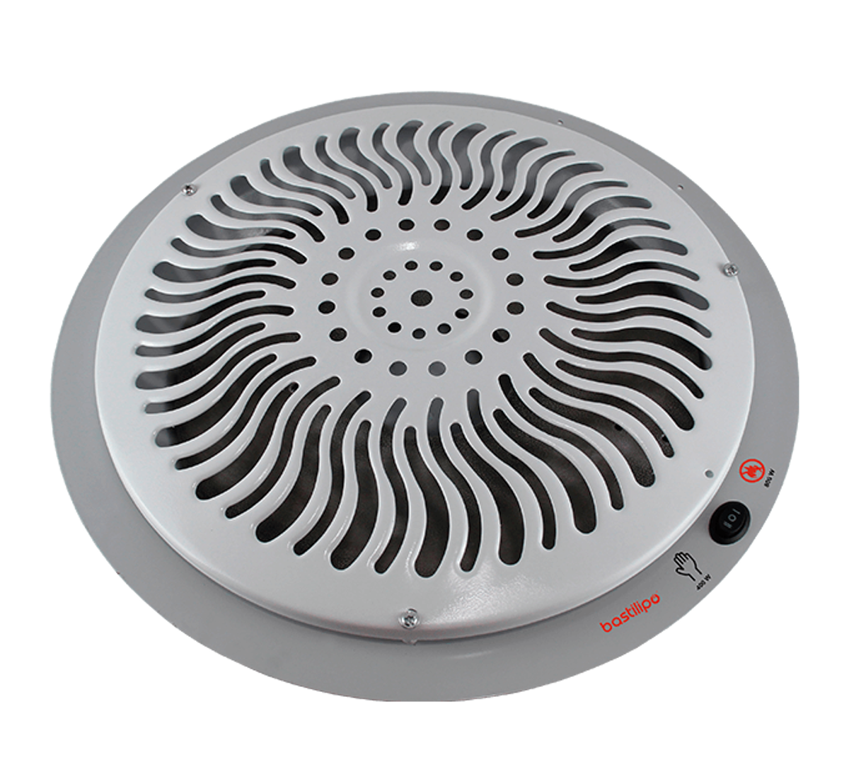 Imagen de B-800, Brasero de seguridad, bajo consumo por calor negro, 400W/800W, conexión 3m, sistemas ThermAL Disc y Sistema Black Diode