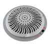 Imagen de B-800, Brasero de seguridad, bajo consumo por calor negro, 400W/800W, conexión 3m, sistemas ThermAL Disc y Sistema Black Diode