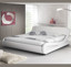 Imagen de Cama de matrimonio de diseÃ±o Piccione en color blanco (180x200cm)