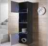 Imagen de Conjunto de muebles Leiko 9D negro y blanco (2,6m)
