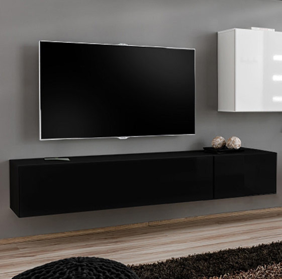 Imagen de Mueble TV modelo Baza 180x30 en color negro