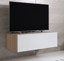 Imagen de Mueble TV modelo Leiko H1 (100x30cm) color sonoma y blanco