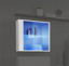 Imagen de Mueble colgante modelo Baza LD 60x60 en color blanco con LED