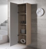 Imagen de Armario colgante modelo Leiko V4 (40x165cm) color sonoma y blanco